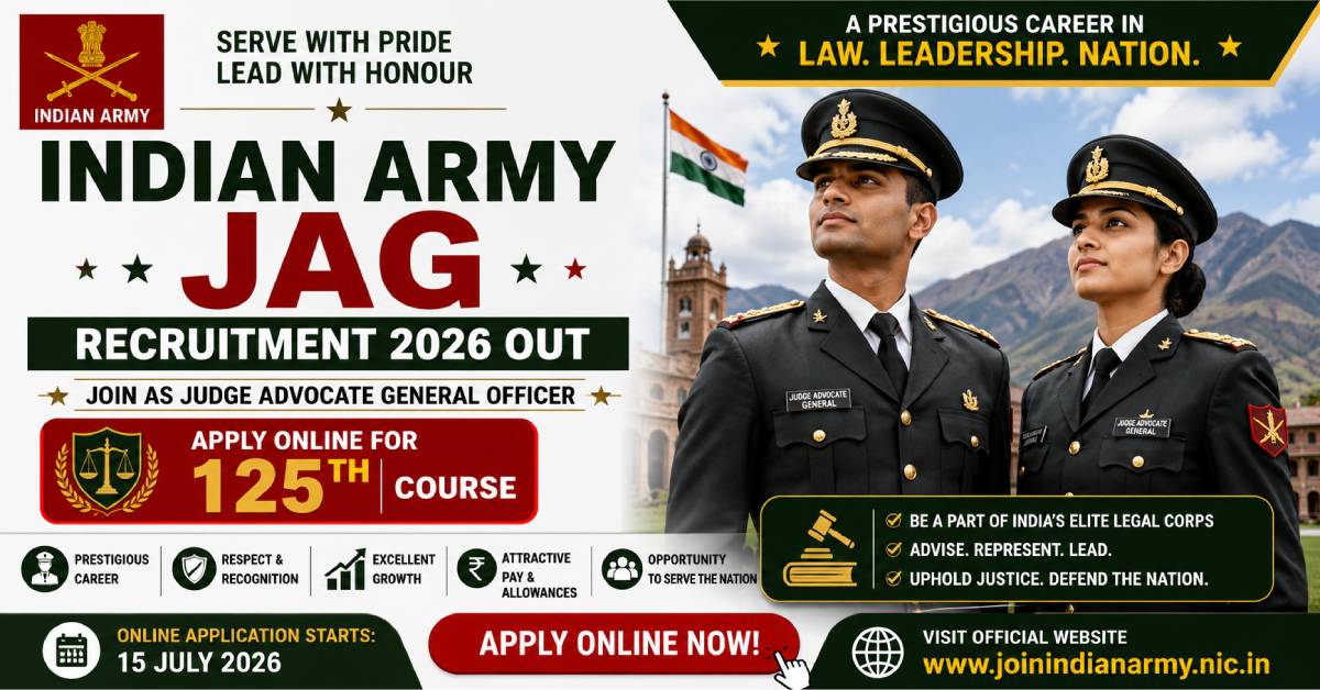 Indian Army JAG Entry Scheme 125th Course 2026